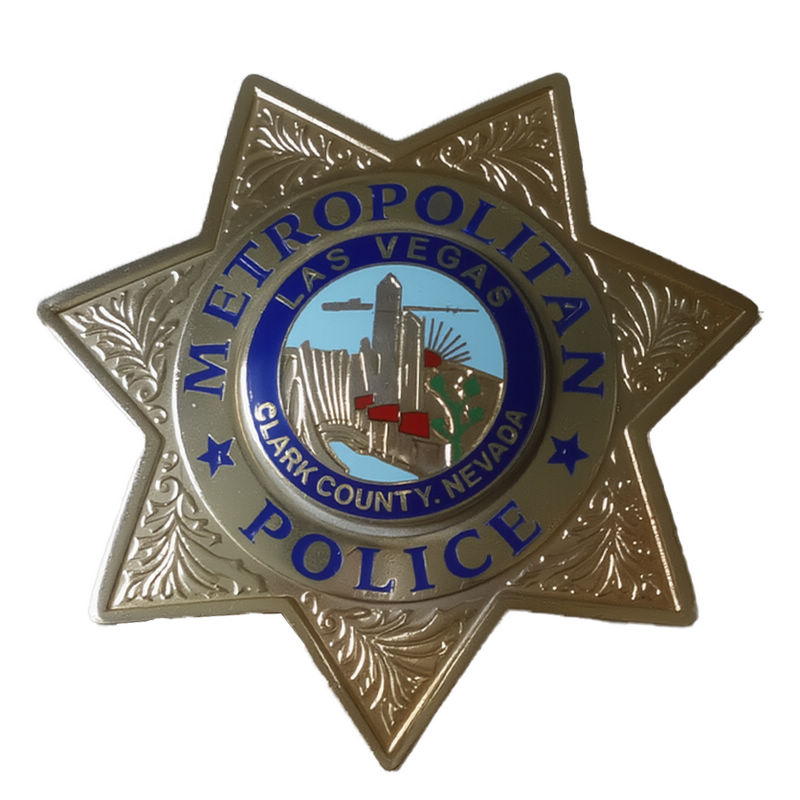Star Shape Police Badges