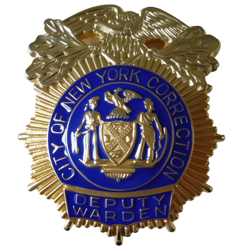 Curved Soft Enamel Police Badges